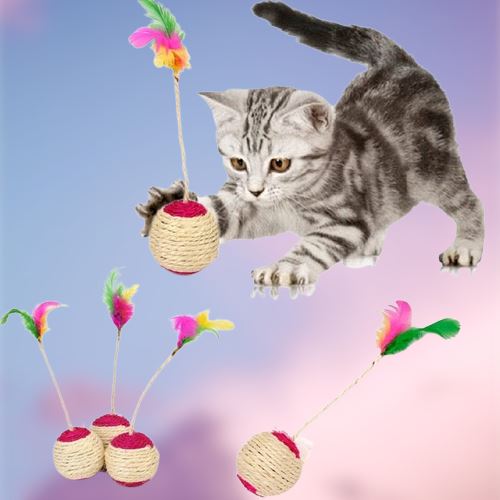 SpringFun™- Colonne Spirale pour chat - Le Royaume des Chats